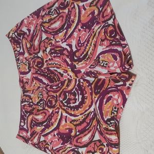 Merona Womens Shorts size 12 paisley pinks